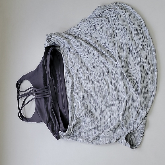 Lululemon Raise The Barre TankTiger Space Dye Black White / Dark Carbon - Picture 7 of 14